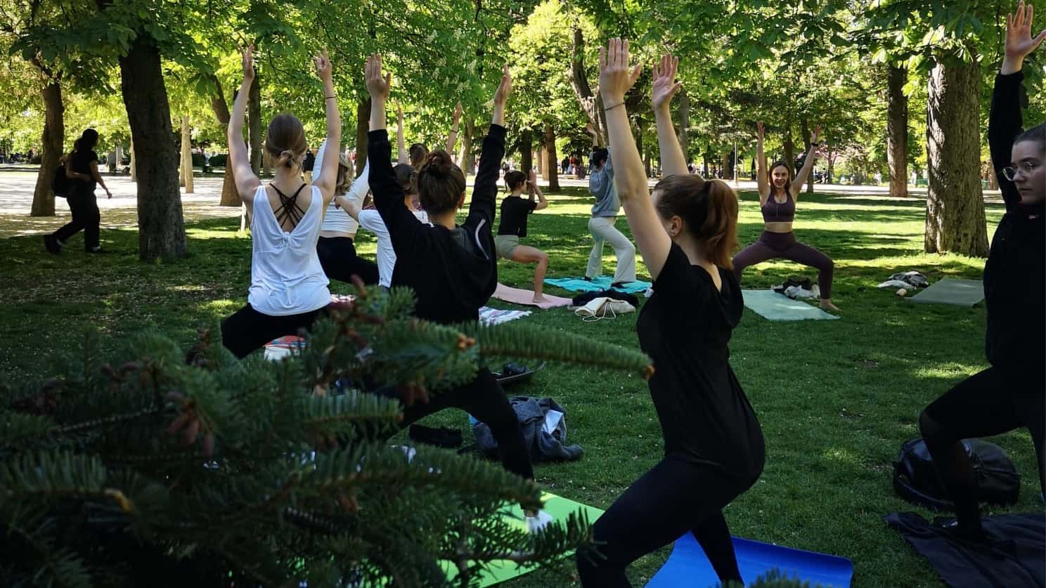 Vinyasa Yoga In English In Retiro Park (With Indre)
