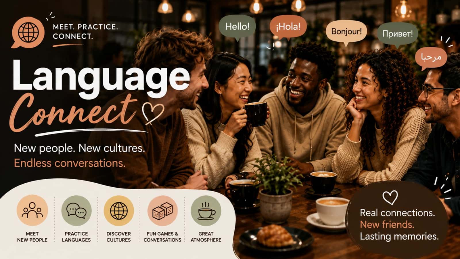 Language & Culture Social: Where languages meet friendships