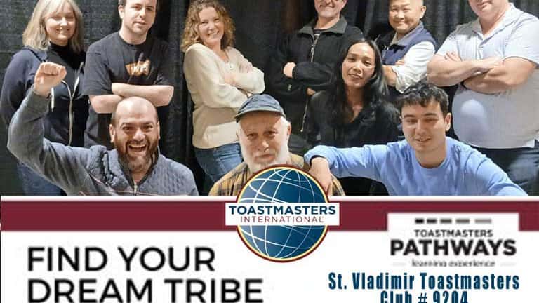 St. Vladimir Toastmasters Overcome Fear of Public Speaking (In Person & Online)