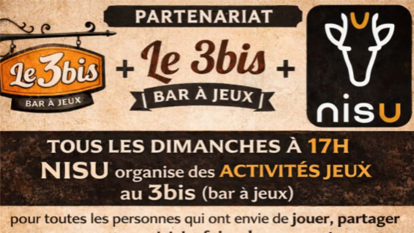 Jeux de sociétés au 3bis ( board games)