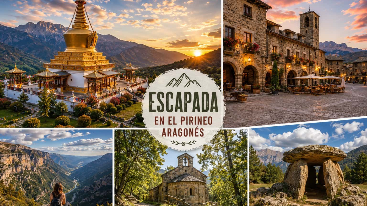 🏯🌲✨ ESCAPADA AL MONASTERIO BUDISTA DE PANILLO, AÍNSA Y TELLA ✨⛰️🍂