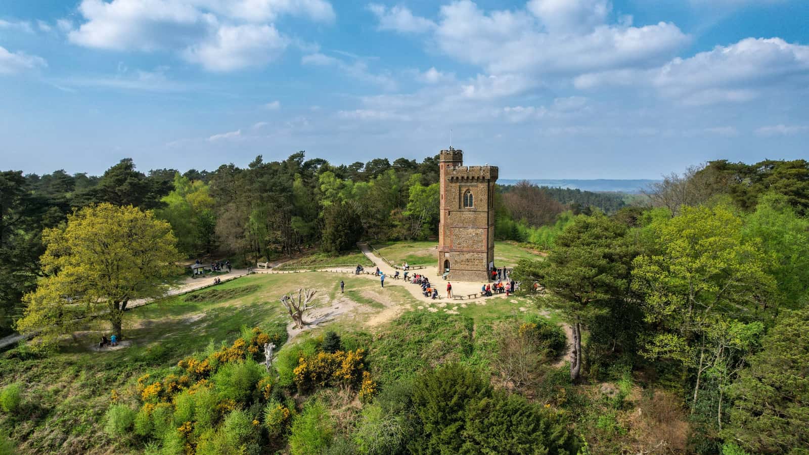 HIKE 26km Leith Hill Gothic Tower, Ancient Woodlands and Panoramic Views