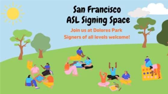3rd Sunday ASL Social at Mission Dolores Park