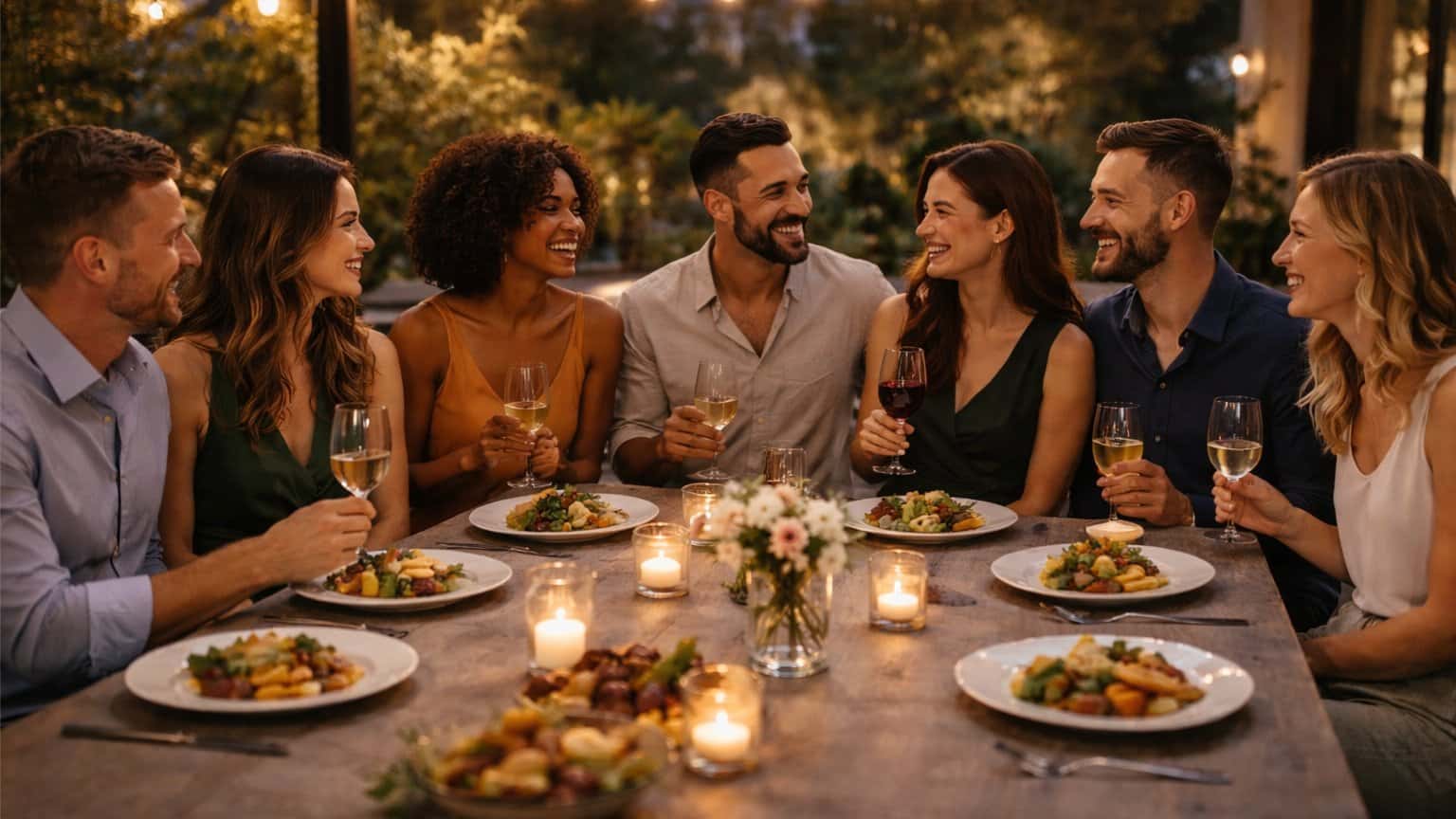 Dine & Connect: Good food. Real conversations
