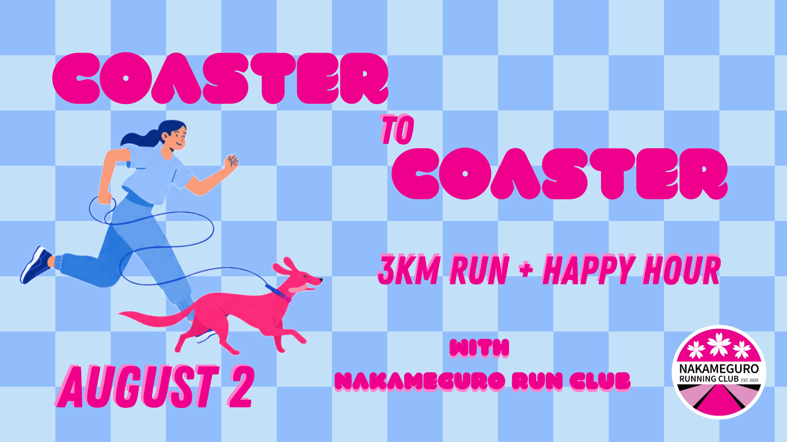 Nakameguro Run x Happy Hour: Coaster to Coaster