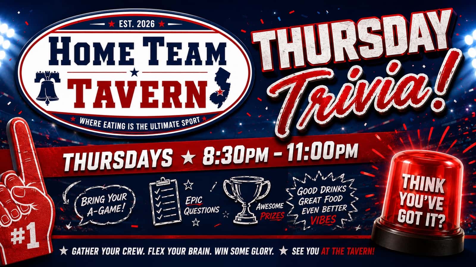 Trivia Thursdays at Home Team Tavern