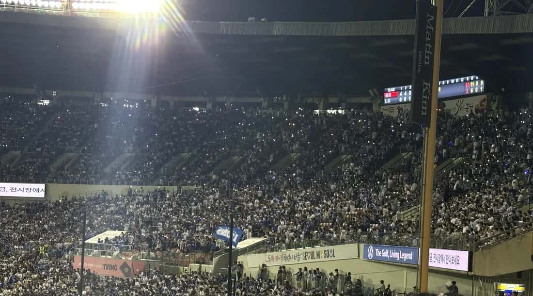 KBO Baseball Game in Seoul with Local Buddy
