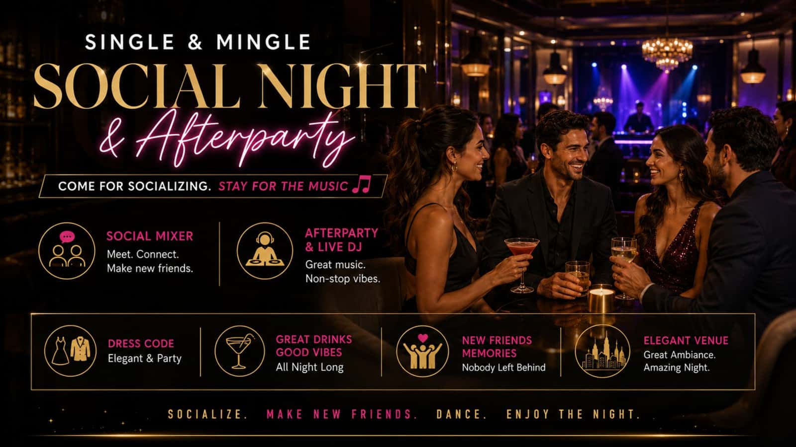 Single & Mingle Social Night & Afterparty