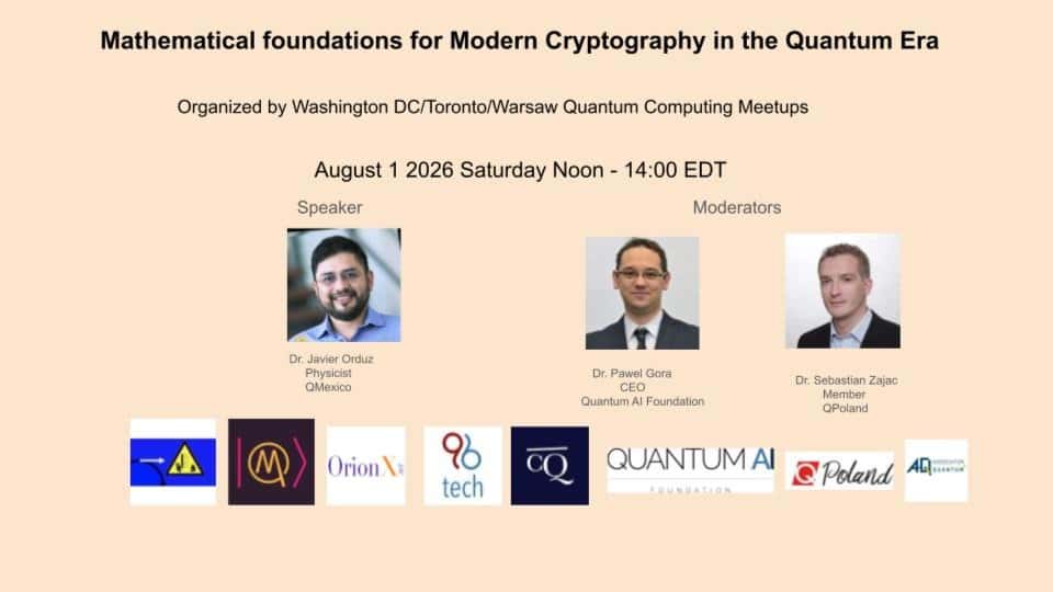 Mathematical foundations for Modern Cryptography in the Quantum Era