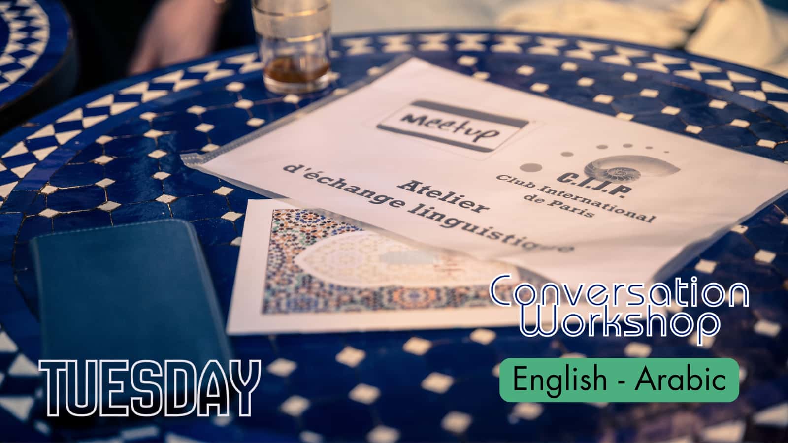 🌍💬 Enjoy! Conversation Workshop English-Arabic
