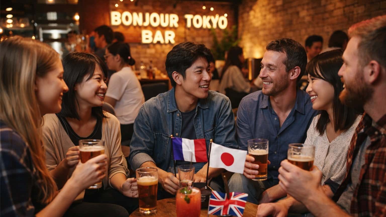 INTERNATIONAL FRIENDS & LANGUAGE EXCHANGE EVENING ( English / 日本語 / Français )