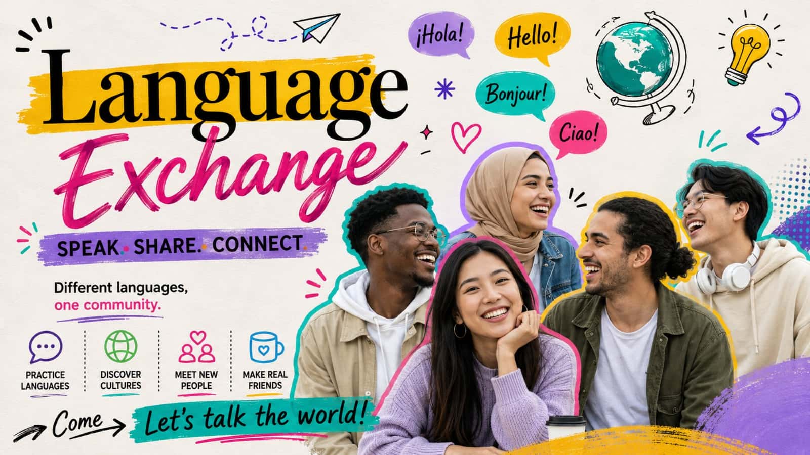 🌍 Language Exchange Social Night ✨