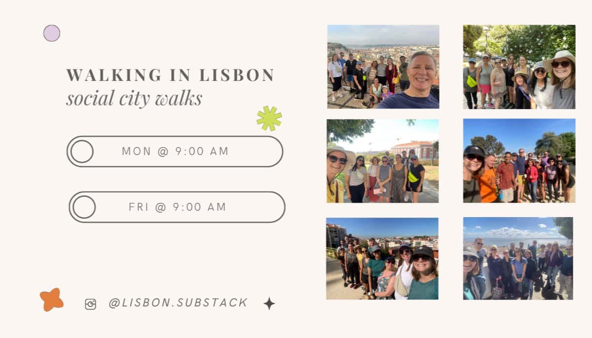 #335 Walking in Lisbon - 1 Hr Morning Walk