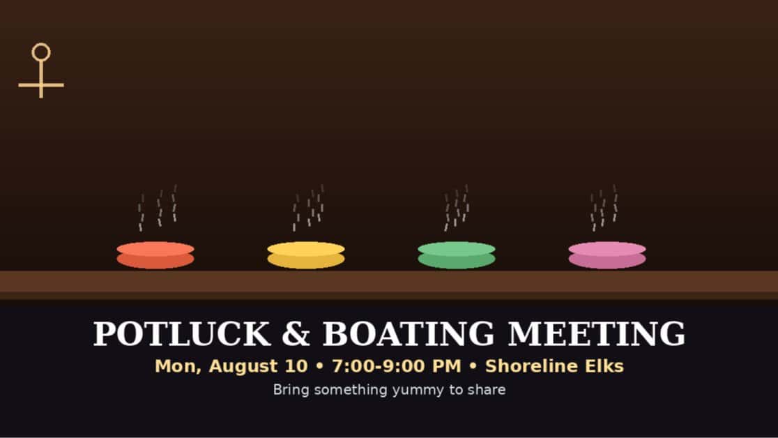 🍲 Potluck & Boating Meeting