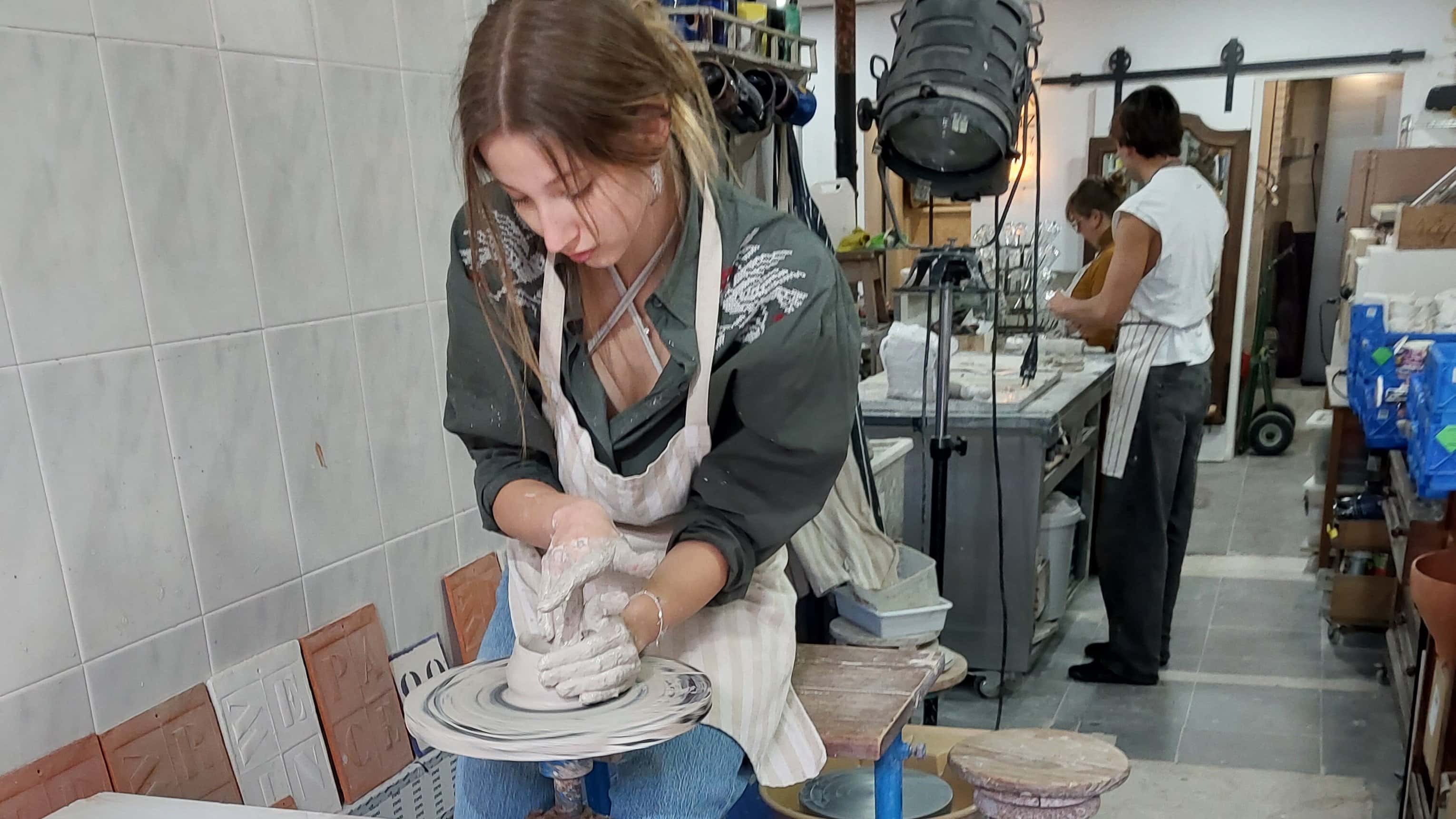 Beginners Pottery, Tile Painting, AMO Artesanal Beer, Pretzels