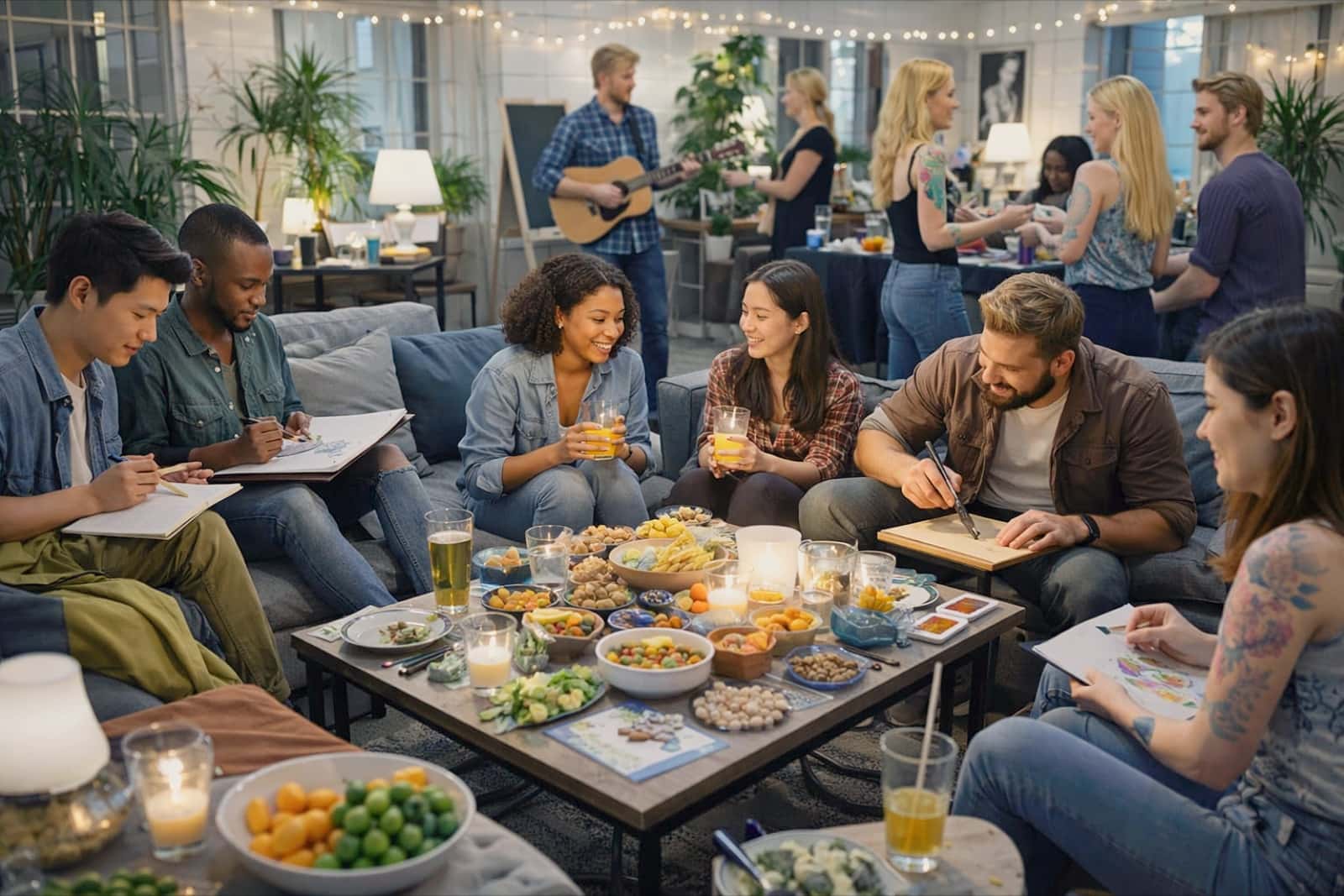 SOIRÉES CRÉATIVES ET CONVIVIALES / CRÉATIVE SOCIAL EVENINGS