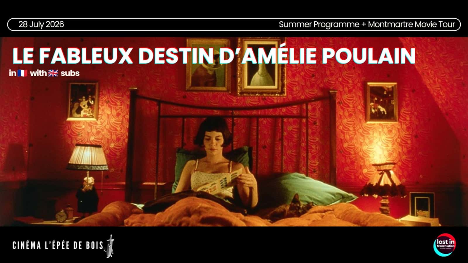 Drinks & Movie Night 🍿Le Fabuleux Destin d'Amélie Poulain