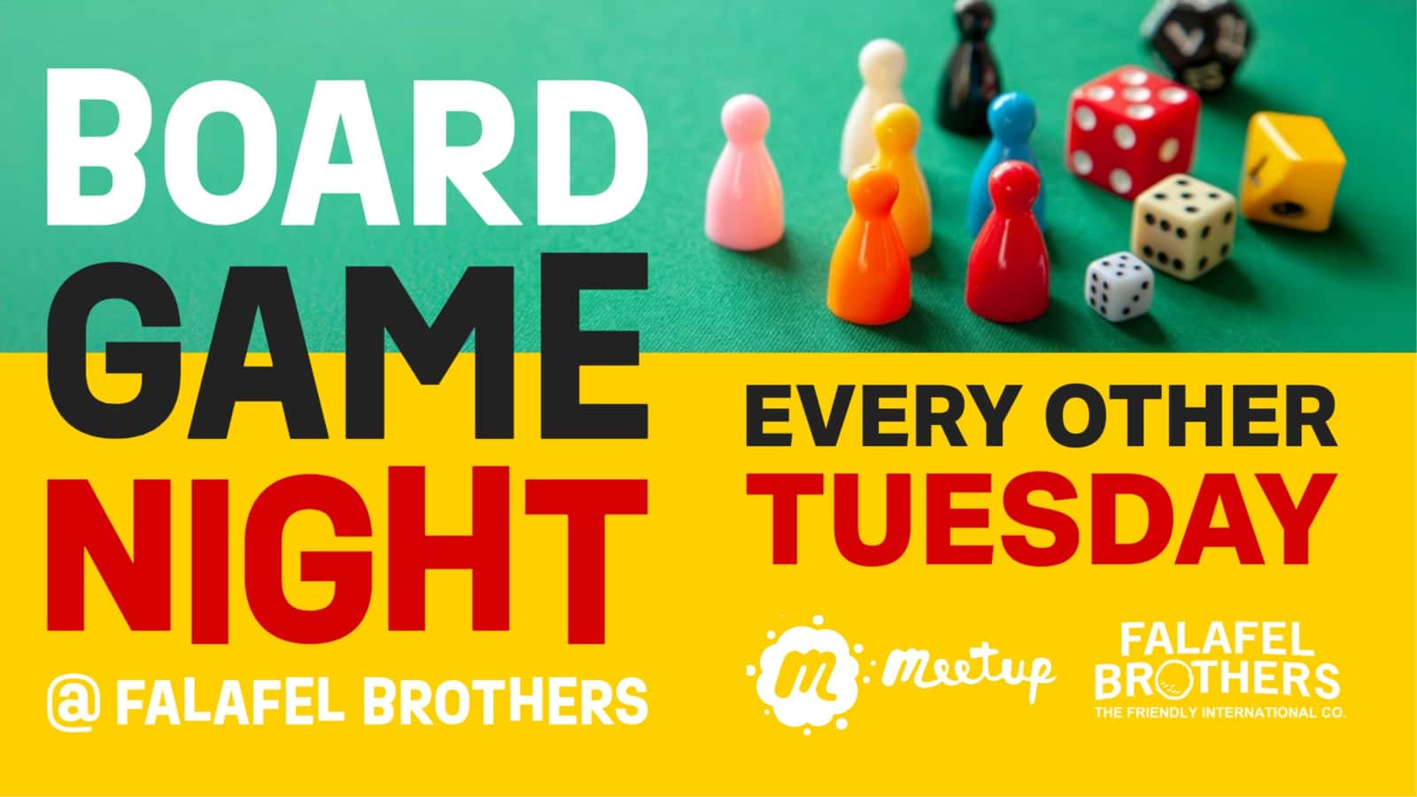 Board Game Night @ Falafel Brothers