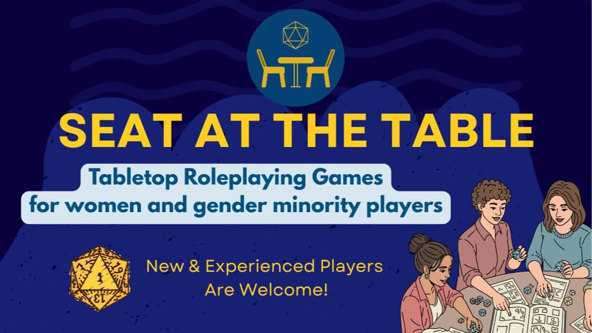 Seat at the Table - TTRPGs for Women and Gender Minority Players
