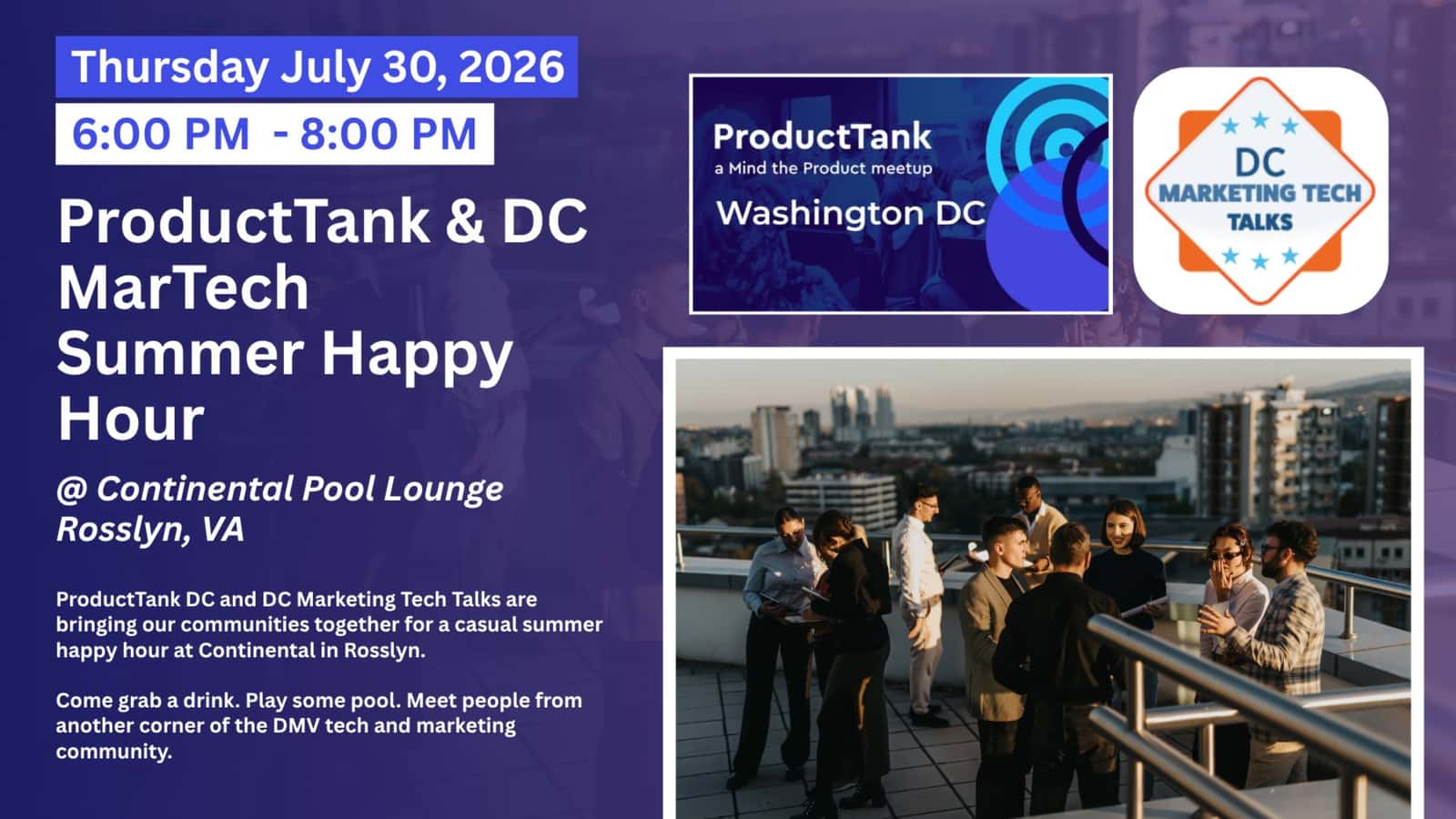 ProductTank & DC MarTech Summer Happy Hour