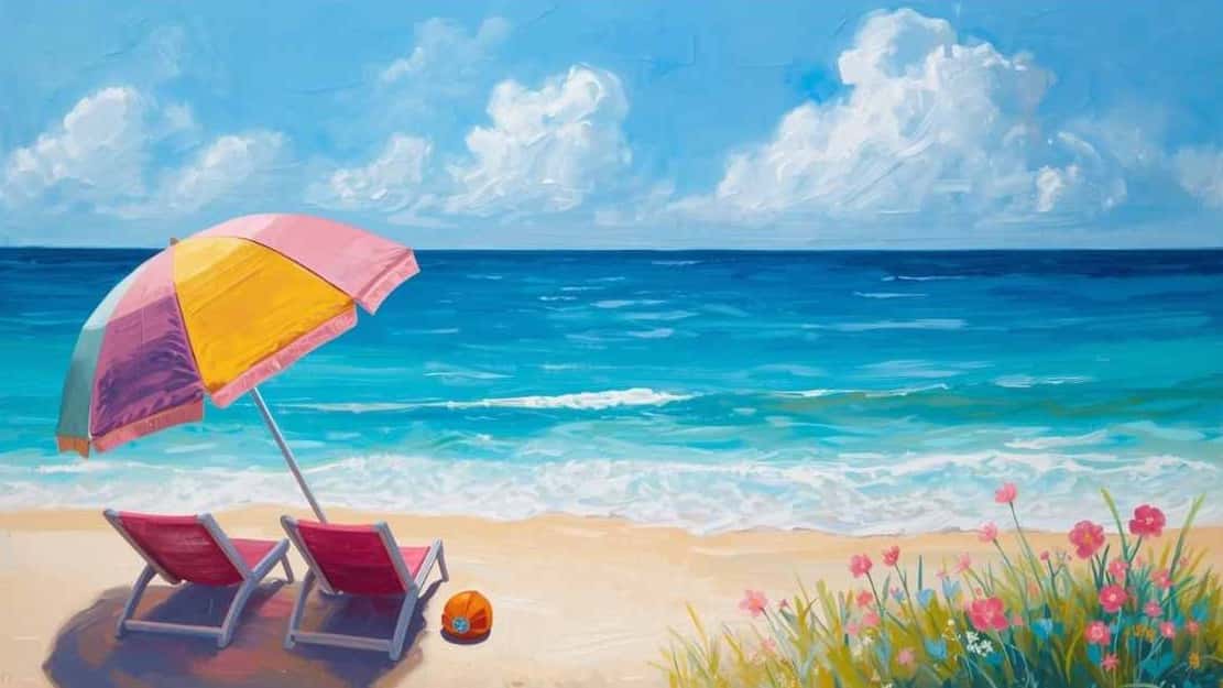 Beach Painting Creative Wellness Workshop