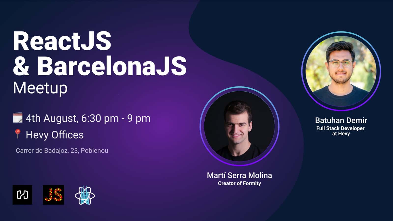 ReactJS Barcelona - Hevy August
