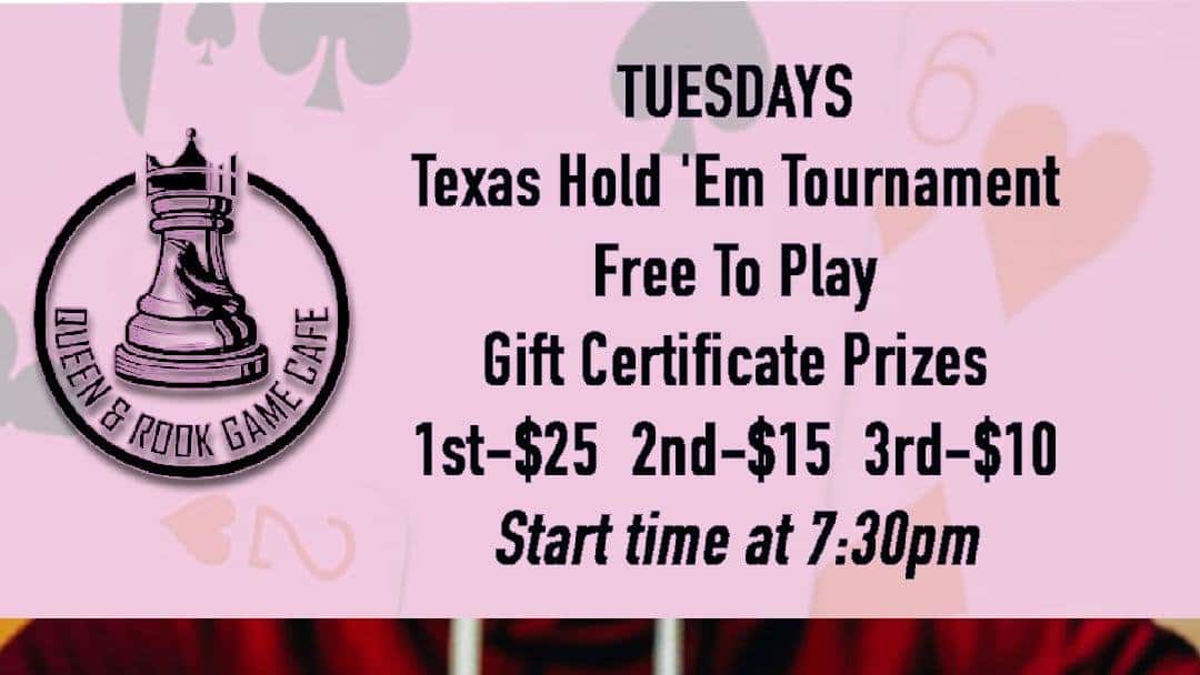Bluffin With Butch Texas Hold'em @ Queen & Rook [FREE]