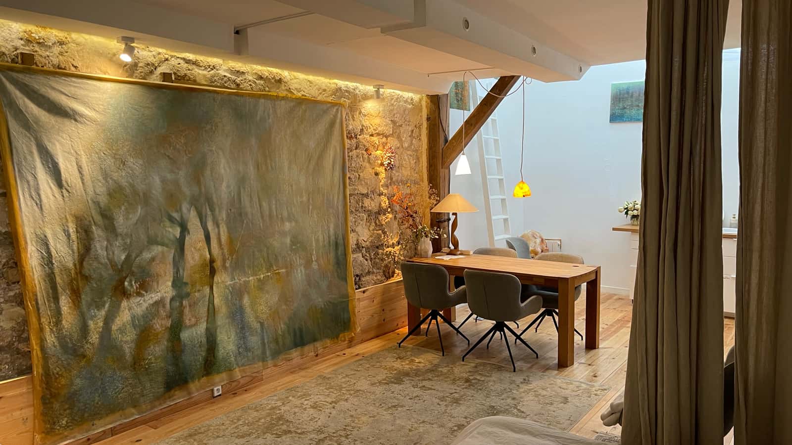Cours de peinture à l’huile, dessin.