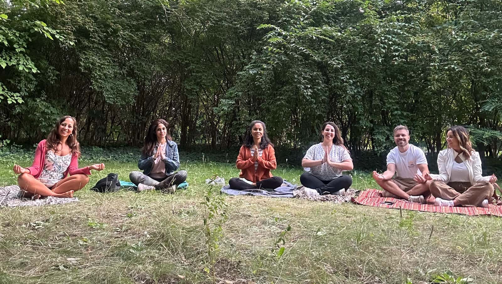 Twin Hearts Meditation at the Park 🧘‍♀️🪷