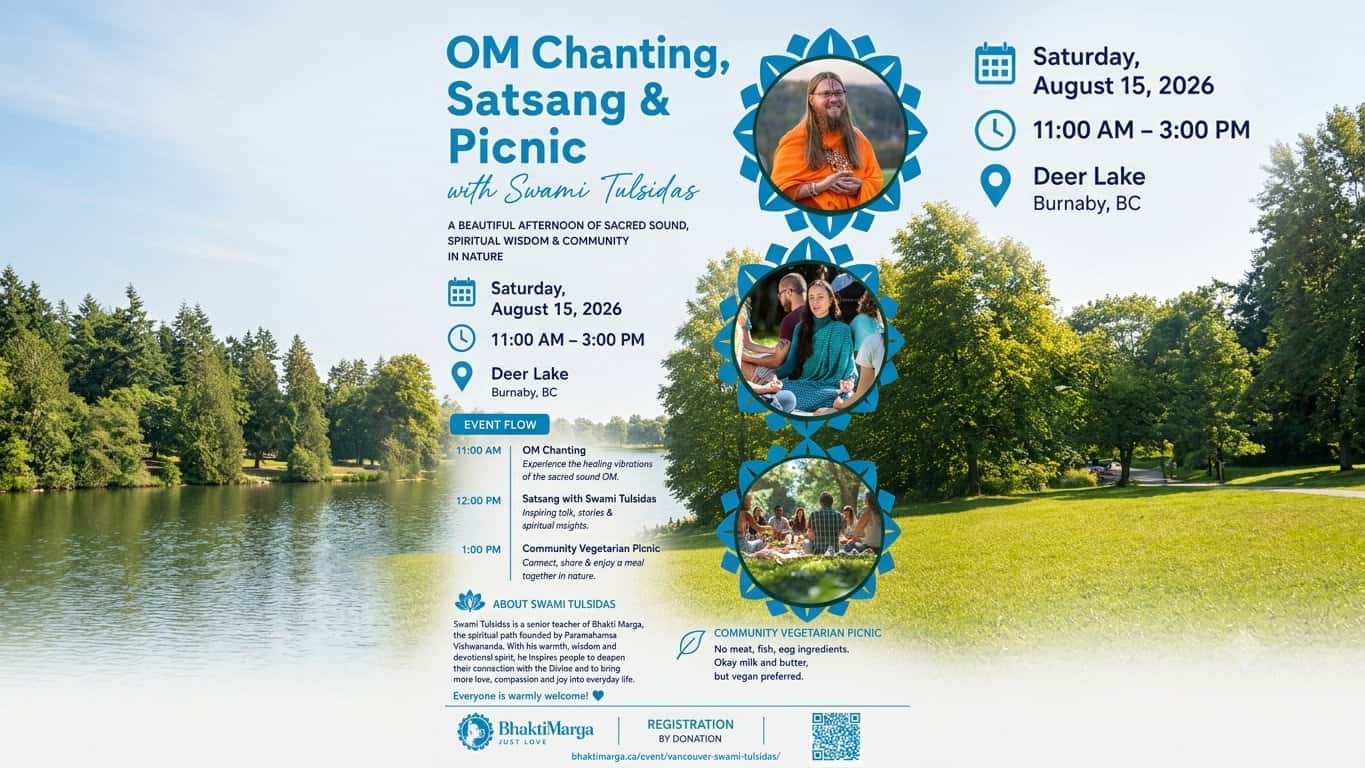 Sacred Sound, Satsang and Picnic with Swami Tulsidas