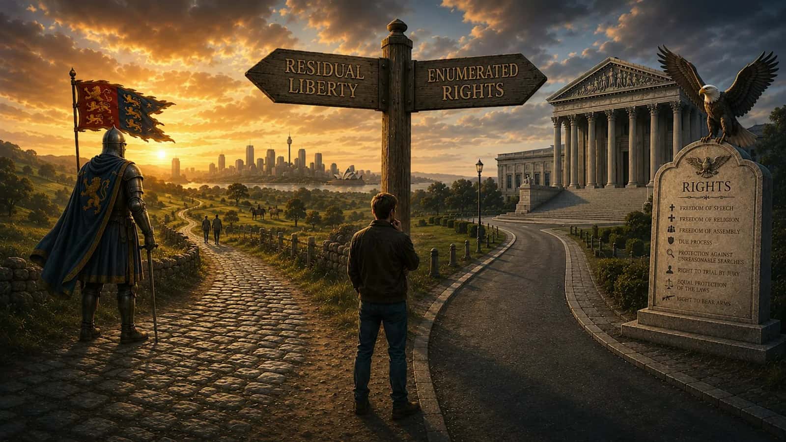 EXTERNAL EVENT. Australian Constitution: Residual Liberty vs. Enumerated Rights