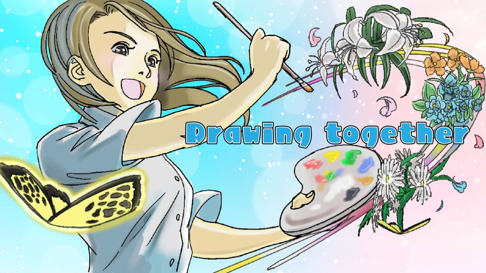 Drawing together!!