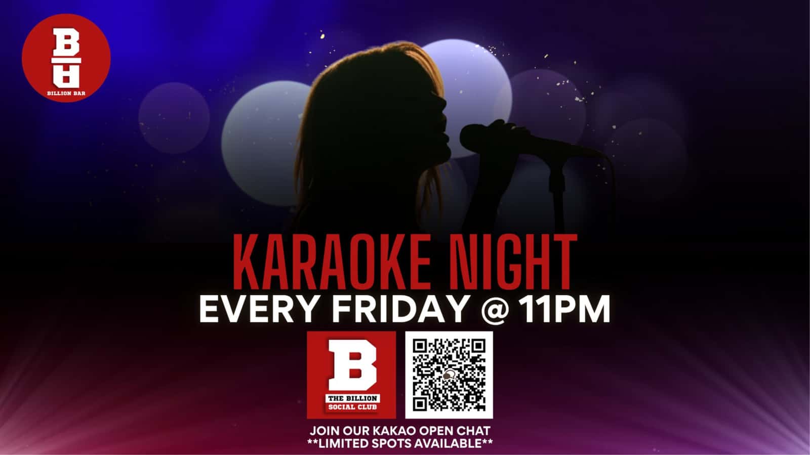 Karaoke Night. This Friday!