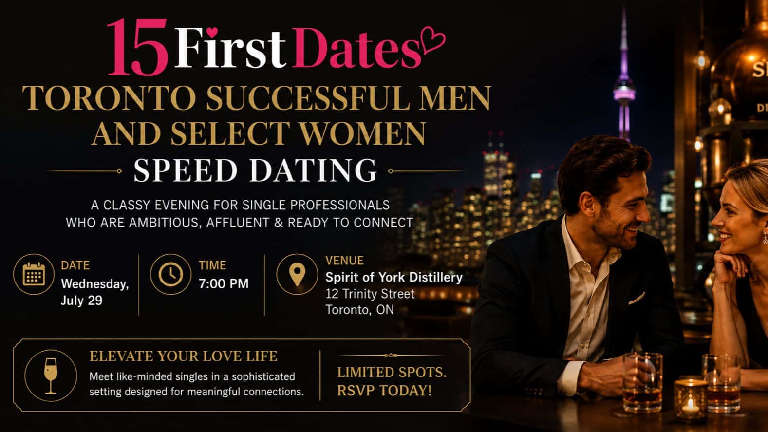 Toronto Successful Men and Select Women Speed Dating (30s and 40s)