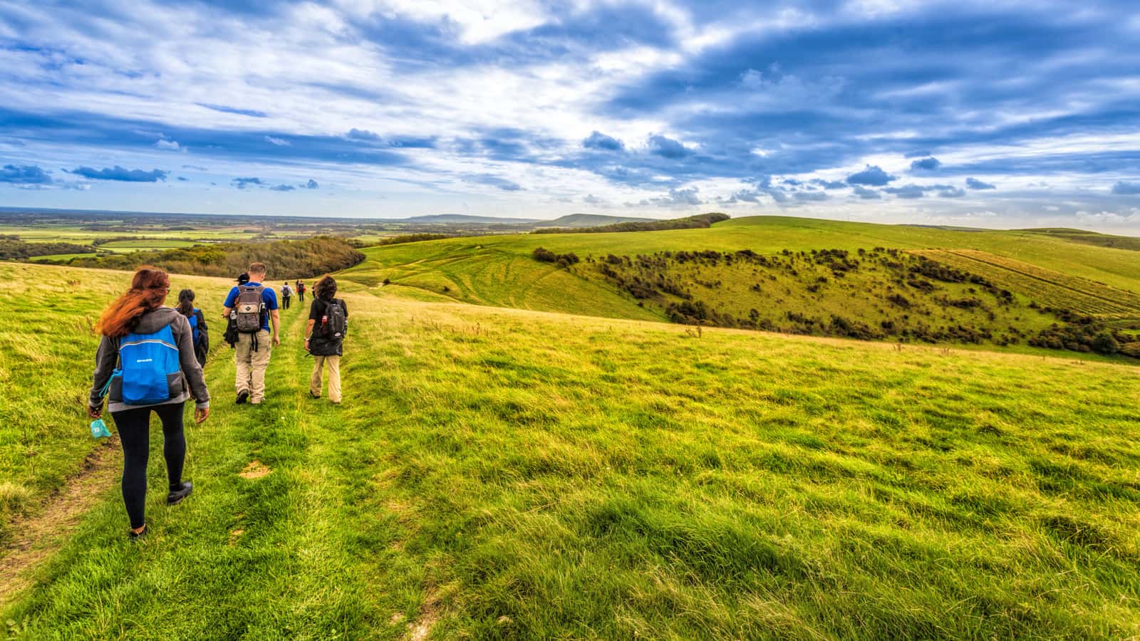 TOUGH HIKE 24km Lewes Circular - The Sea views & Hills of the South Downs