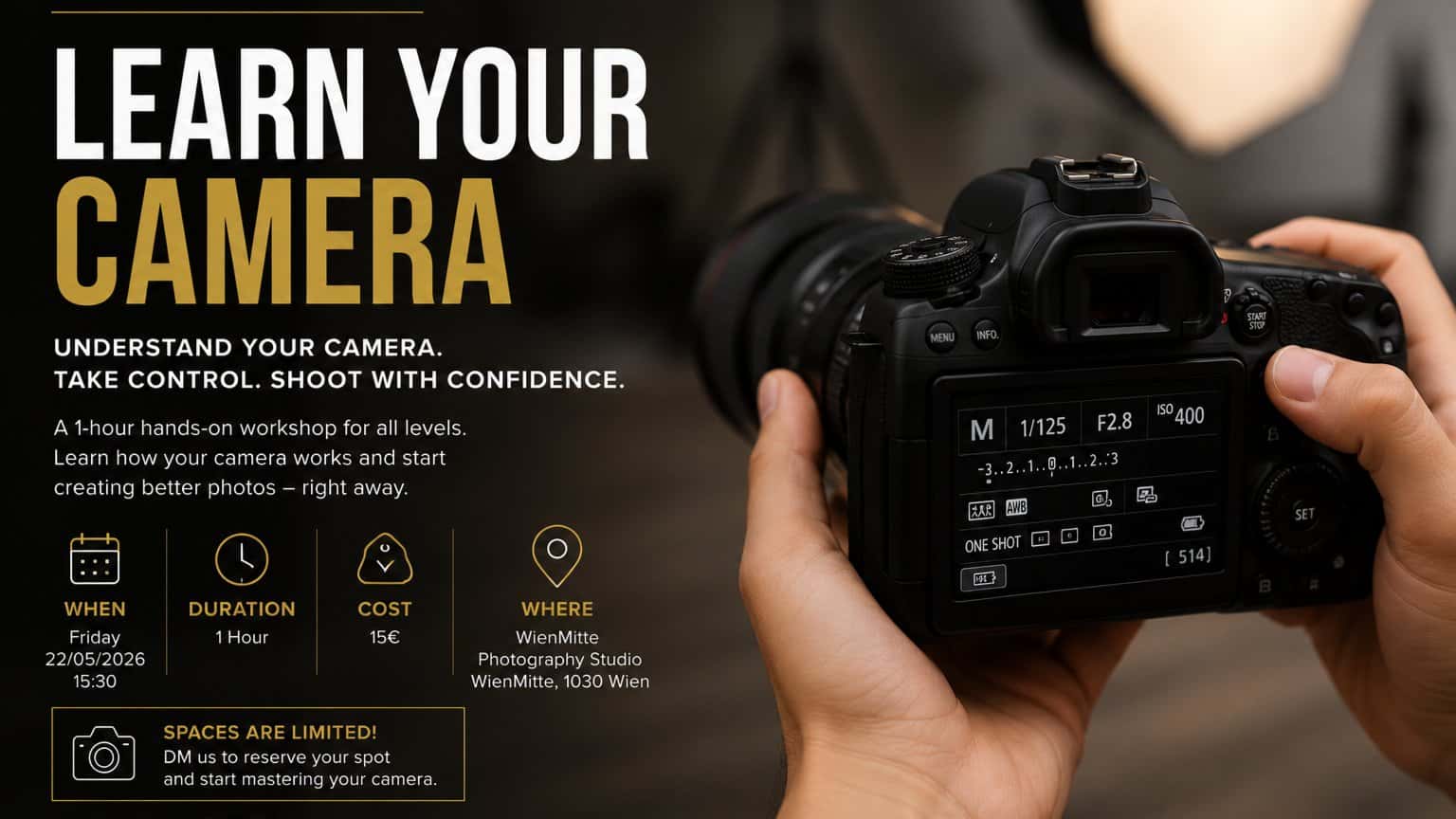 Part II LEARN YOUR CAMERA (Manual & Creative Modes)