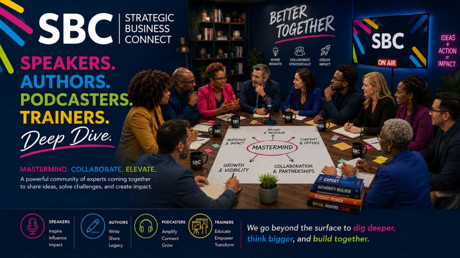 SBC Speakers, Podcasters, Authors & Trainers Deep Dive
