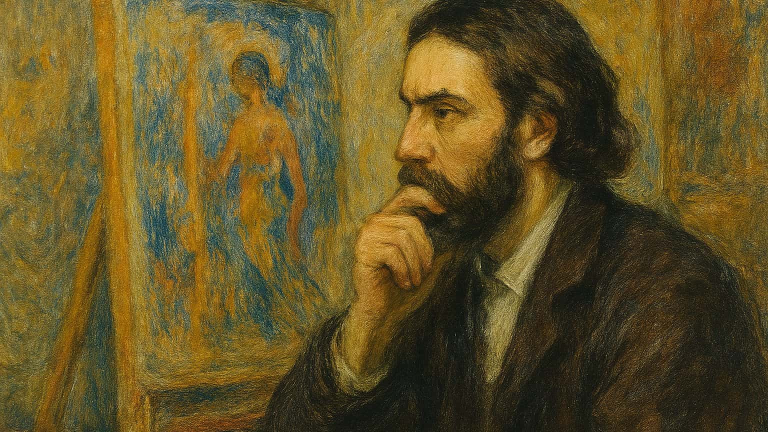 Canvas and Contemplation: Deep Reflections Through Paintings