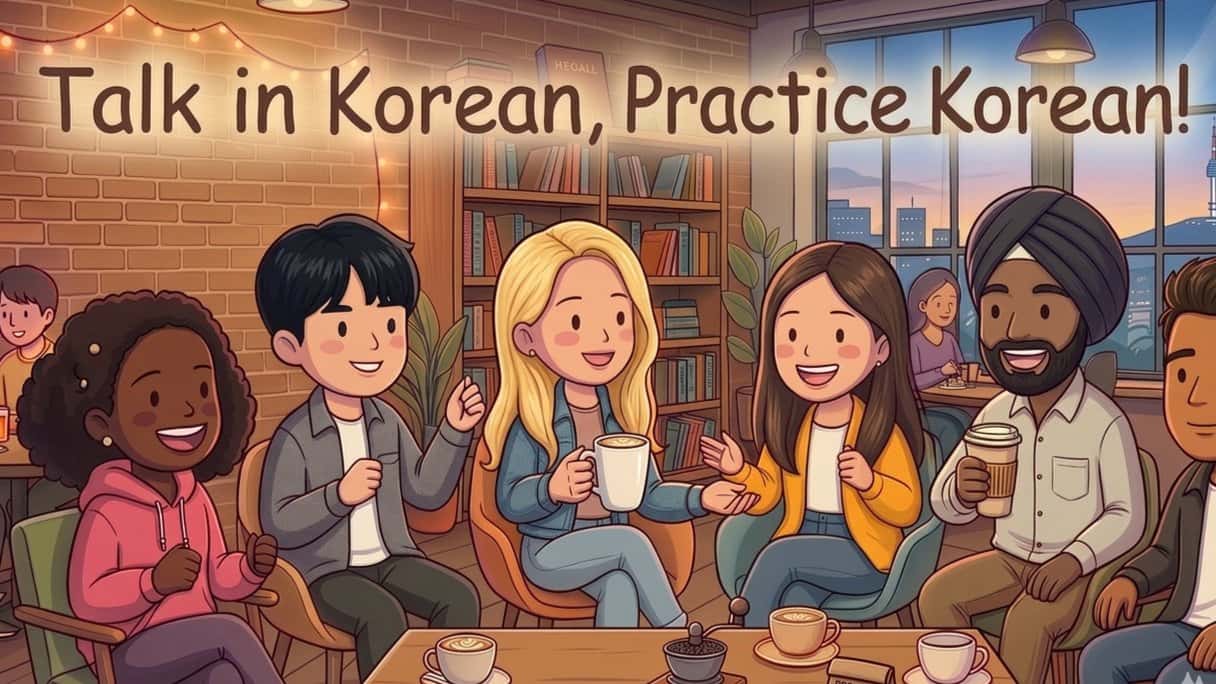 Talk in Korean, practice Korean! (한국인도 환영:) )