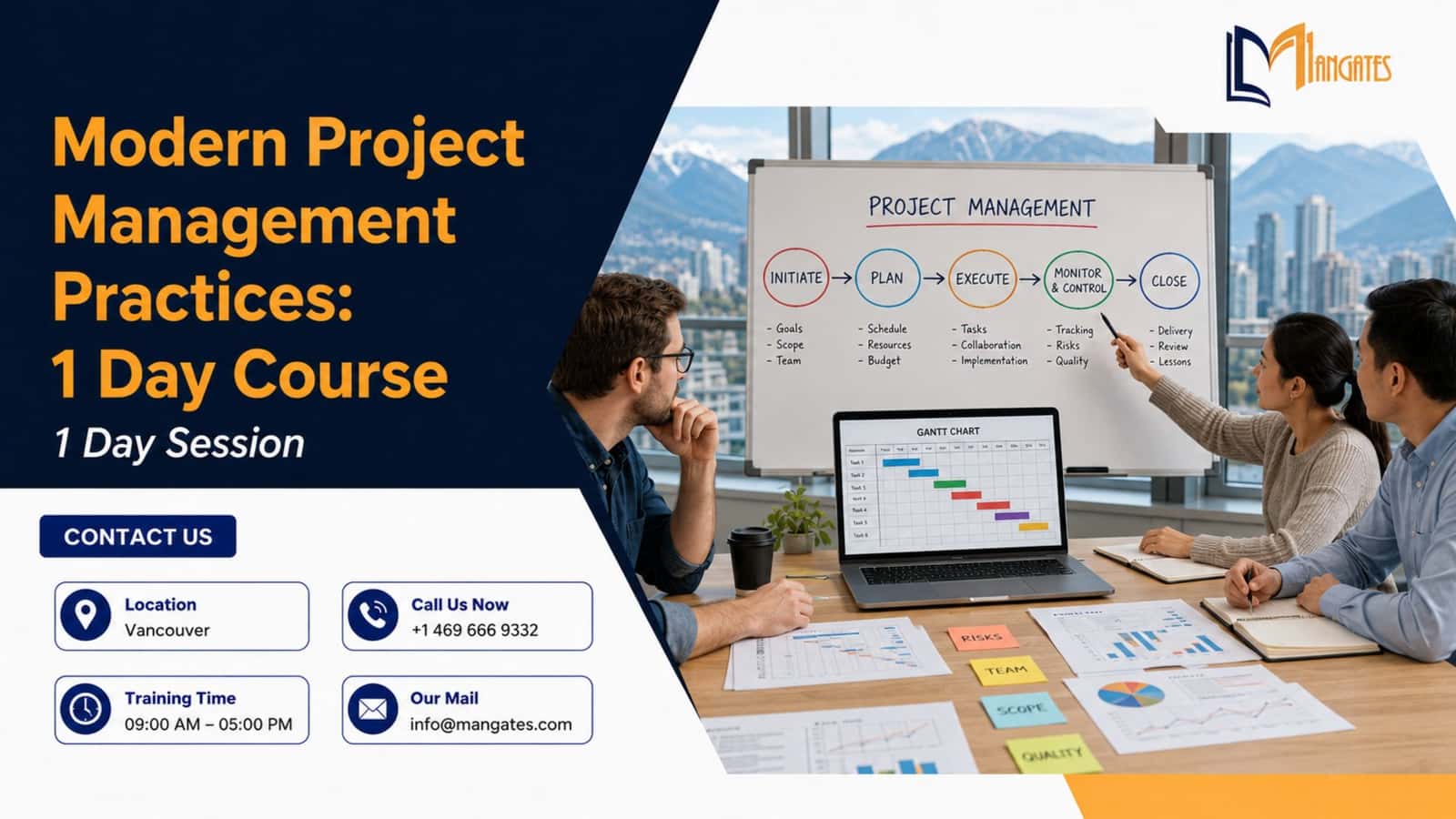 Modern Project Management Practices: 1 Day Course in Vancouver