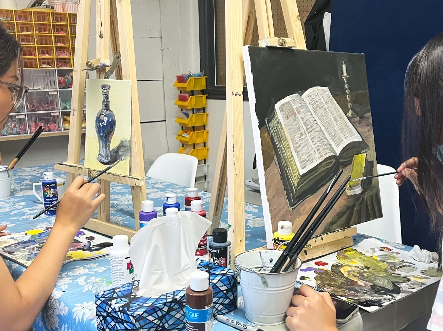 Create your own paintings 🎨🖌🖼
Wed-Fri: 3pm-8pm
Sat :10am-8pm
Sun :10am-4pm