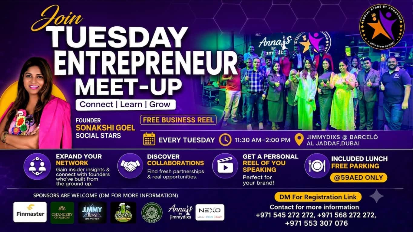 TUESDAY ENTREPRENEUR MEETUP