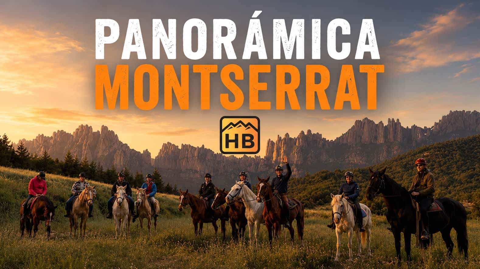 Últimas 2 plazas ‼️🐎 Ruta a caballo con vistas increíbles de Montserrat ⛰️