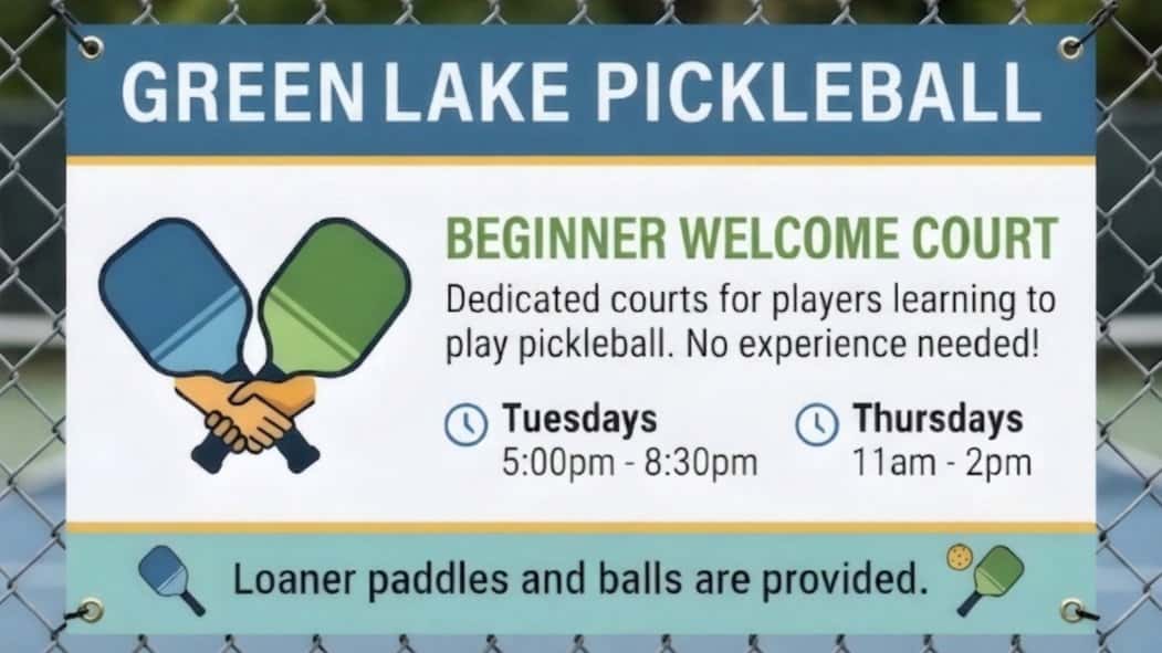 Pickleball for Beginners at Green Lake (July 28)