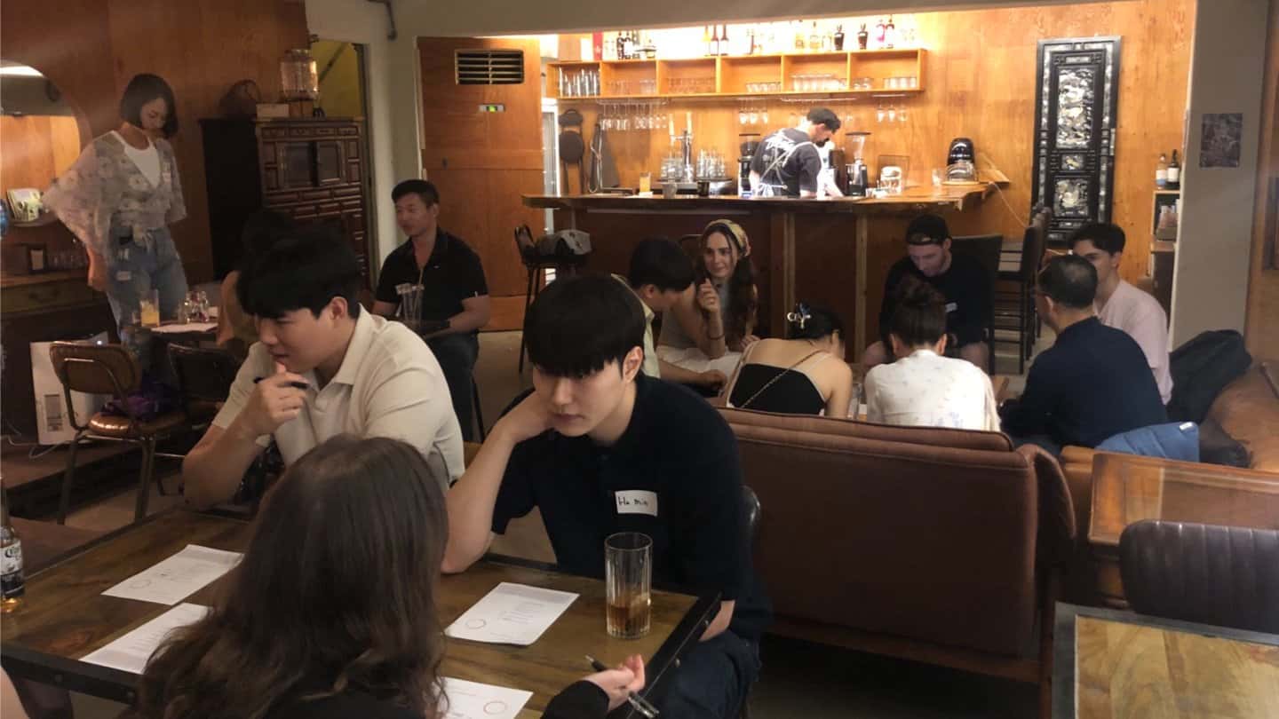 1 - 1 Language Exchange in HBC - Kor/Eng