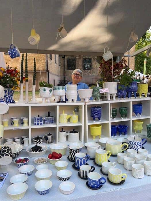 Arts & crafts fair by Oslo Cathedral