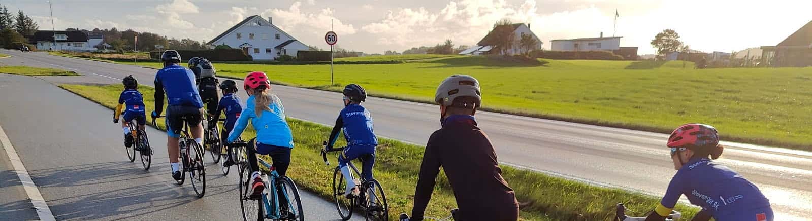 Sykkeltrening landevei 8-12 år