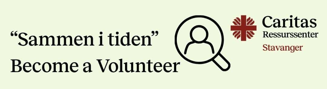 Sammen i tiden - Become a Volunteer