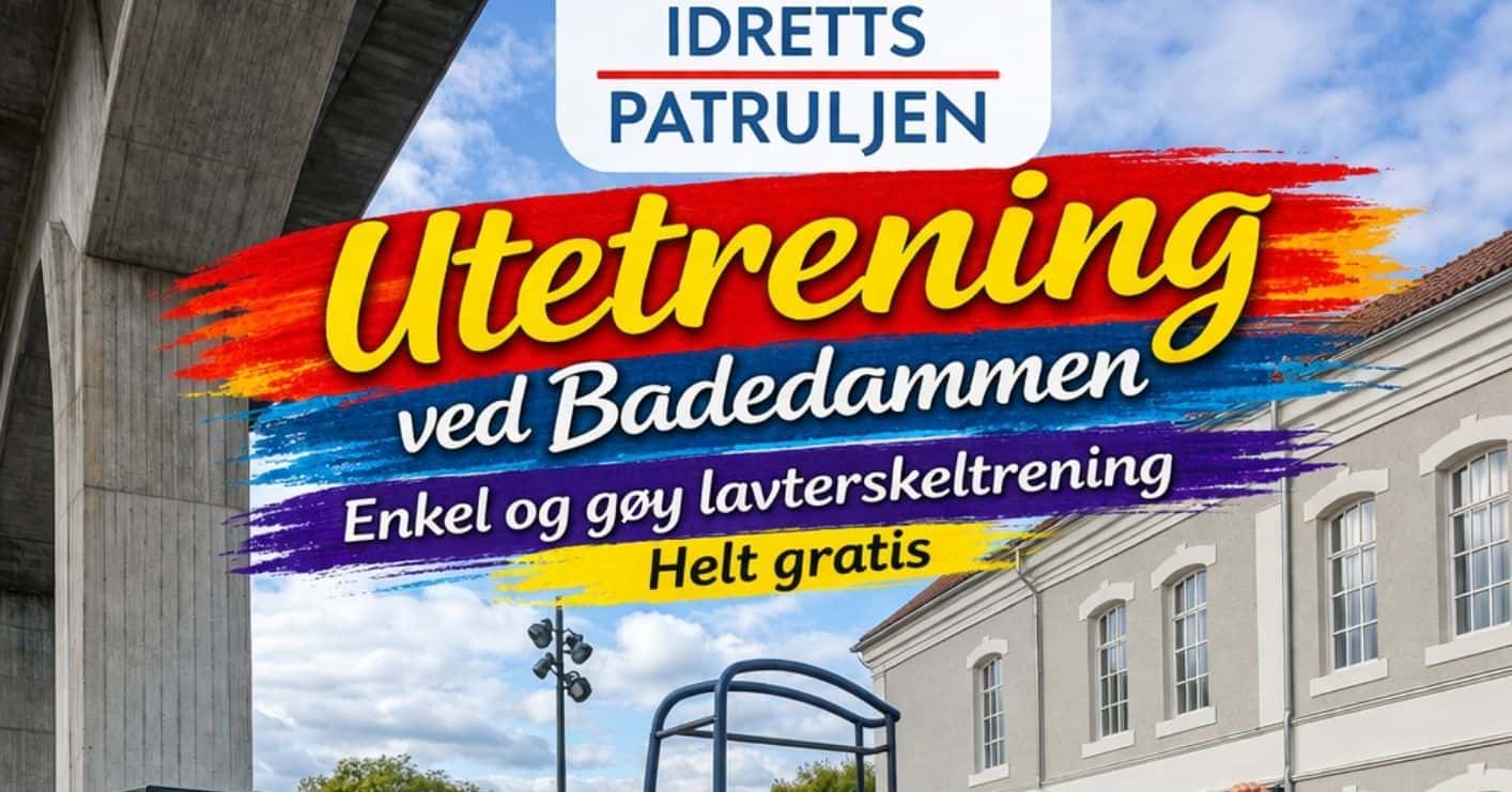 Utetrening ved Badedammen
