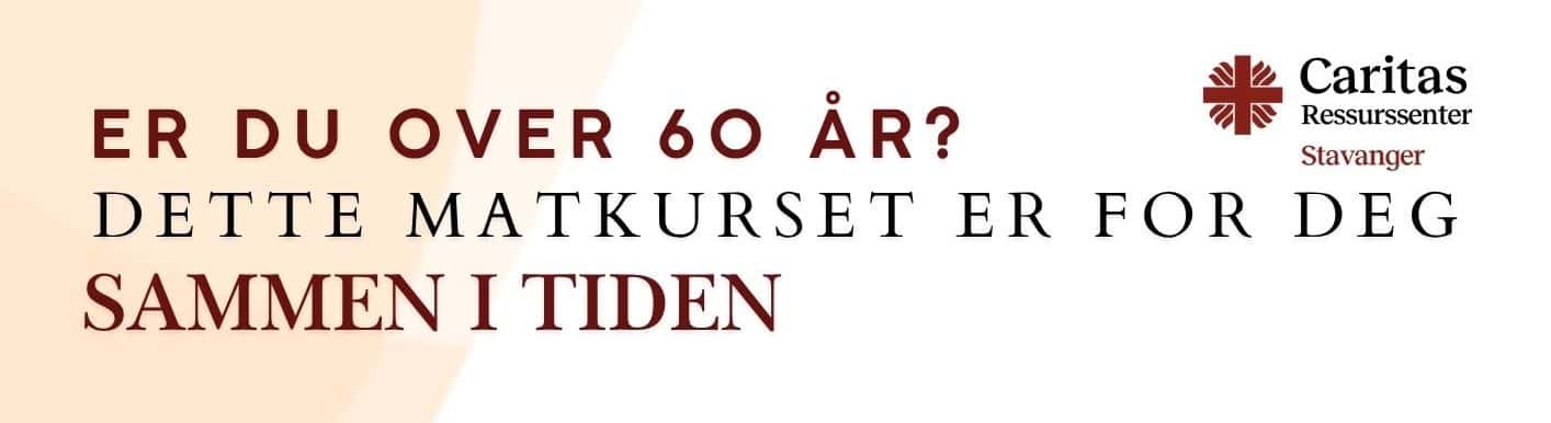 Matkurs for deg over 60 år